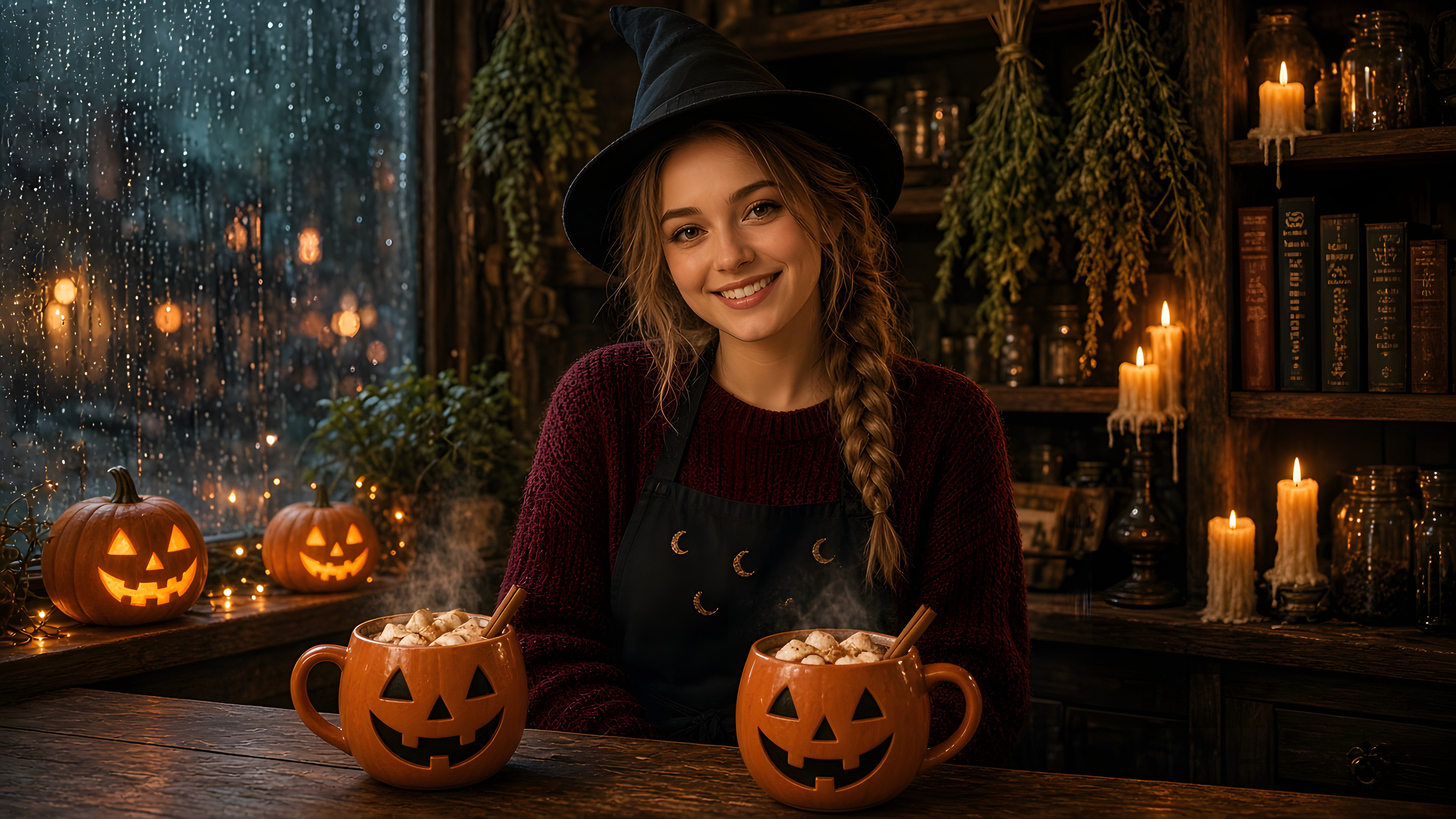 Your Cozy Witch Café — AI image made with this prompt